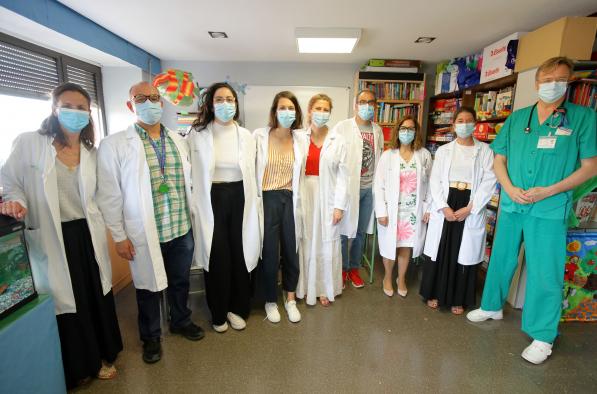 Docentes de Bruselas visitan el Aula La Pecera