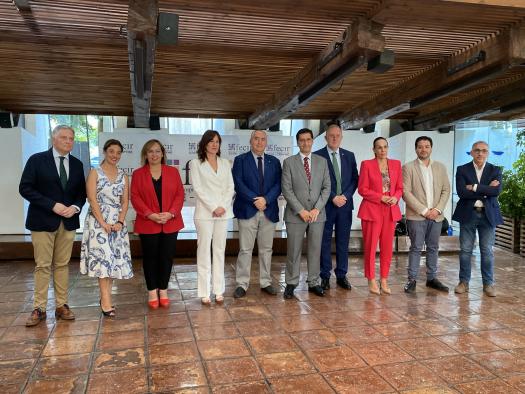 La consejera de Igualdad y portavoz del Gobierno regional, Blanca Fernández, asiste a la clausura de la Asamblea Ordinaria de la Federación Empresarial de Ciudad Real (FECIR)