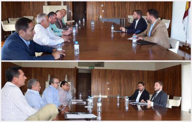 El Gobierno de Castilla-La Mancha se reúne con las principales asociaciones de transportistas de la región 