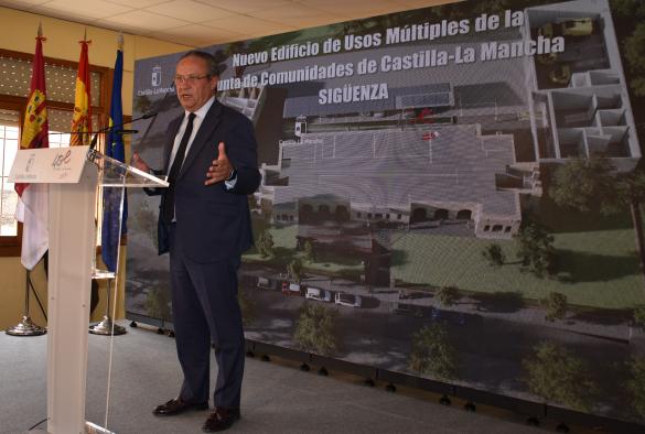 El nuevo Edificio de Usos Múltiples de la Junta en Sigüenza, que concluirá en un año, impulsará la economía local