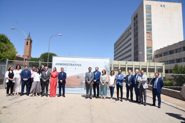 Visita el inicio de las obras de la Ciudad Administrativa de los Servicios de la Junta en Ciudad Real