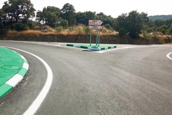 El Gobierno de Castilla-La Mancha mejora la seguridad vial en la CM-5006 en la localidad toledana de Marrupe