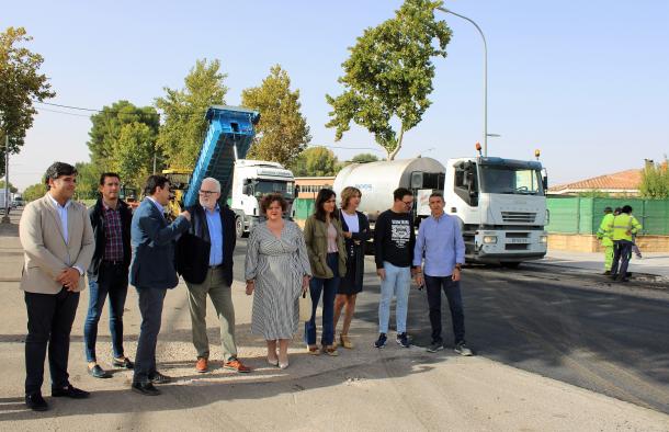 El Gobierno de Castilla-La Mancha invierte más de 150.000 euros en las obras de rehabilitación y mejora de la travesía de Bolaños de Calatrava 