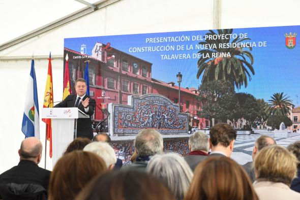 Primera piedra y presentación del proyecto de la nueva residencia de mayores en Talavera de la Reina