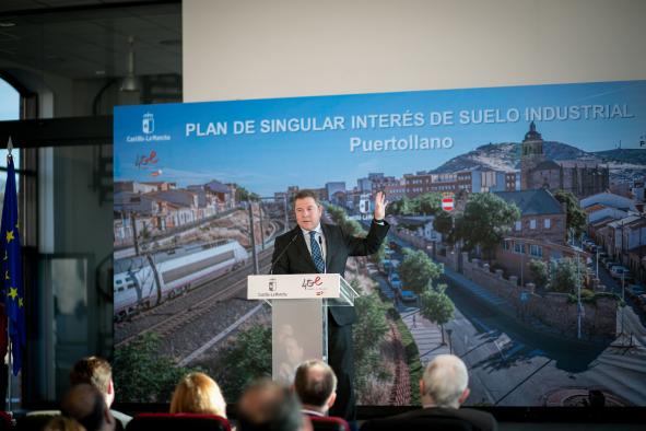 García-Page Plan Singular suelo Industrial Puertollano