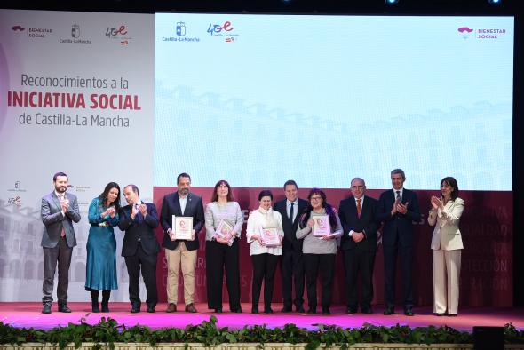 Entrega de reconocimientos a la Iniciativa Social de Castilla-La Mancha (I)