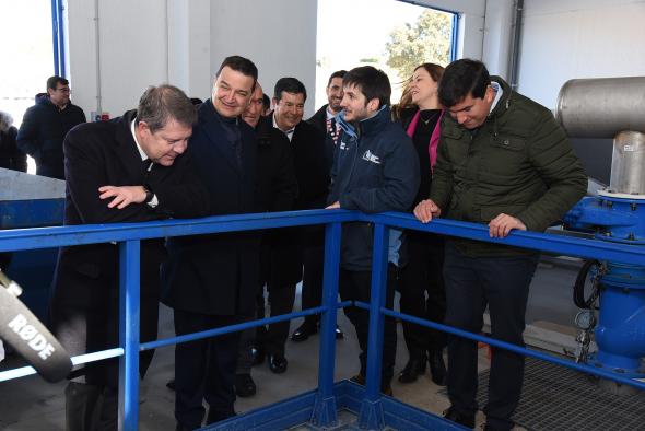 Inauguración de la nueva Estación Depuradora de Aguas Residuales (EDAR) de Calypo-Fado, en Casarrubios del Monte (Toledo) Agricultura