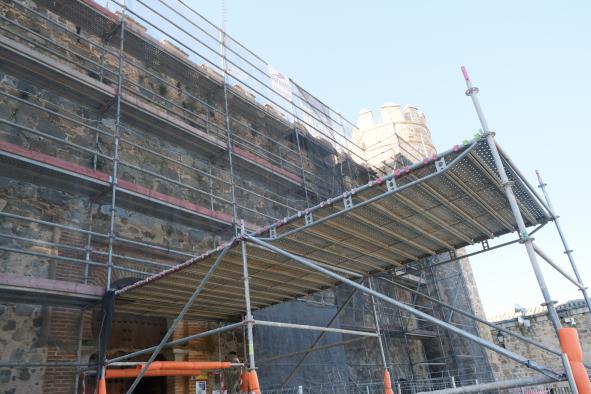 El Gobierno de García-Page comienza las obras de remodelación del castillo de San Servando (Toledo) 