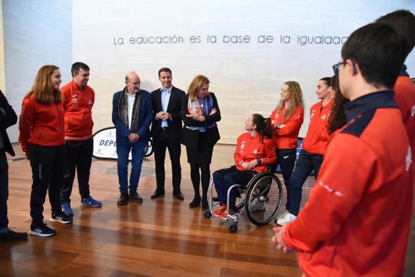 El Gobierno de Castilla-La Mancha celebra los éxitos del karate regional y destaca que Guadalajara albergará en marzo el Campeonato de Europa Senior