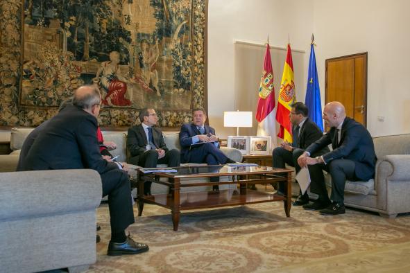 Recepción a directivos territoriales del BBVA en Castilla-La Mancha