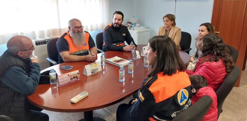El Gobierno de Castilla-La Mancha traslada su apoyo y colaboración a la recién constituida Agrupación de Protección Civil de Palomeque