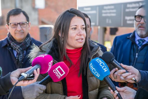 Primera piedra de la residencia de mayores de Mejorada