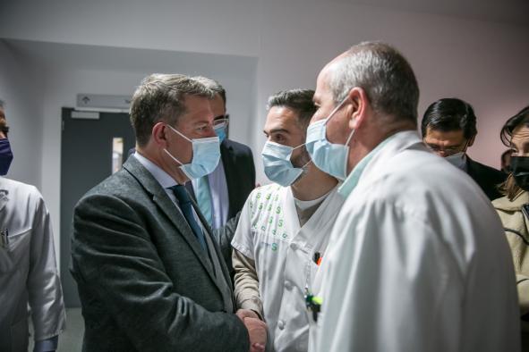 Visita a los nuevos laboratorios del Hospital General Universitario de Ciudad Real
