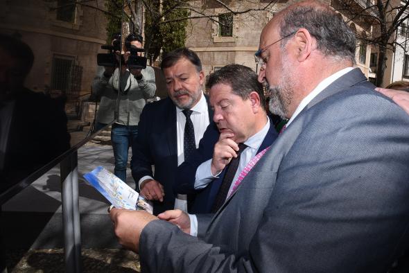 Acto de inicio del proyecto de la conexión para la mejora de la accesibilidad al casco histórico de Cuenca