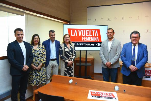 Presentación de las etapas que discurren por Castilla-La Mancha de la Vuelta Ciclista a España Femenina