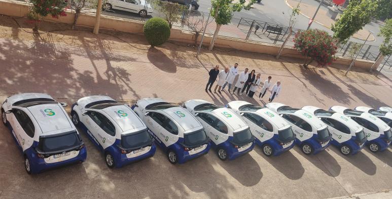 La Gerencia de Alcázar de San Juan renueva su flota de vehículos para mejorar la atención sanitaria a los pacientes y la seguridad a los profesionales
