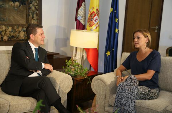 Reunión del Presidente García-Page con María Dolores de Cospedal