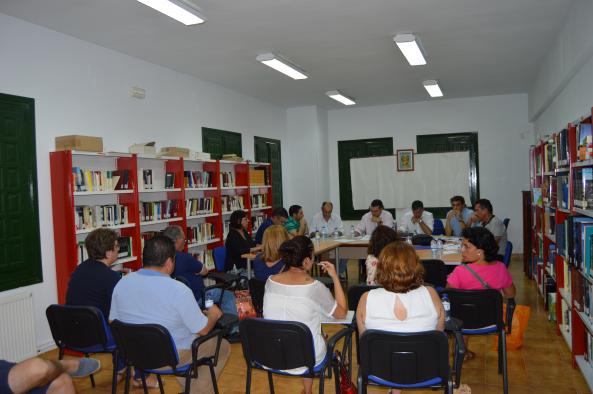Reunión en Montalbo (Cuenca) con el viceconsejero de Medio Ambiente