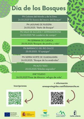 El Gobierno de Castilla-La Mancha organiza diversas actividades en los espacios naturales para celebrar el Día Internacional de los Bosques 