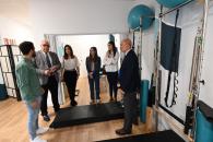 El director general de Empleo, José Luis Cabezas, visita la empresa Sanus Fisioterapia de Manzanares 