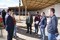 Visita a las obras de reforma de la estación de autobuses de Tomelloso
