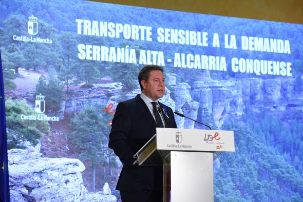 Presentación del nuevo Servicio de Transporte Sensible a la Demanda de la Serranía Alta-Alcarria conquense 