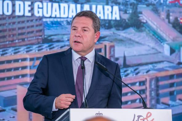 Rueda de prensa para explicar los detalles de la ampliación del Hospital Universitario de Guadalajara