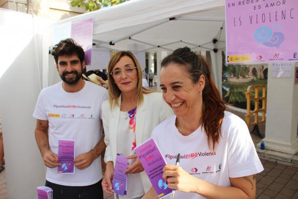 Campaña Igualdad es no Violencia en la Feria de Albacete 2022