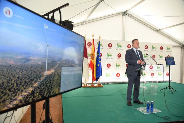Inauguración de la planta eólica ‘El Monte’ en Torrejoncillo del Rey
